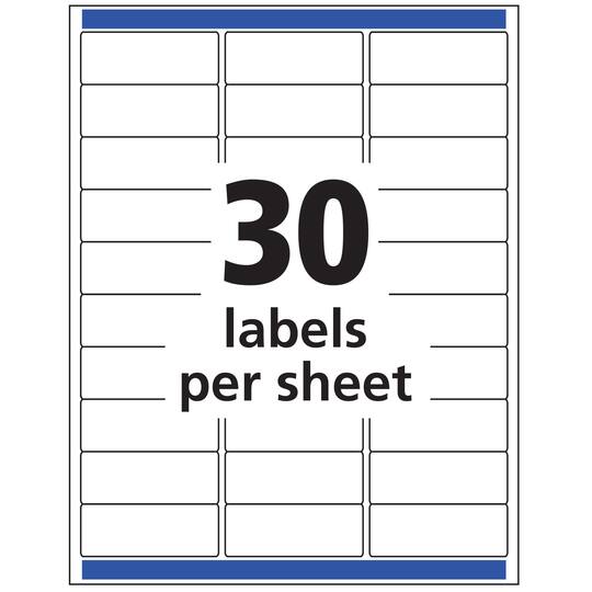 5 Packs: 1,500 ct. (7,500 total) Avery® 1